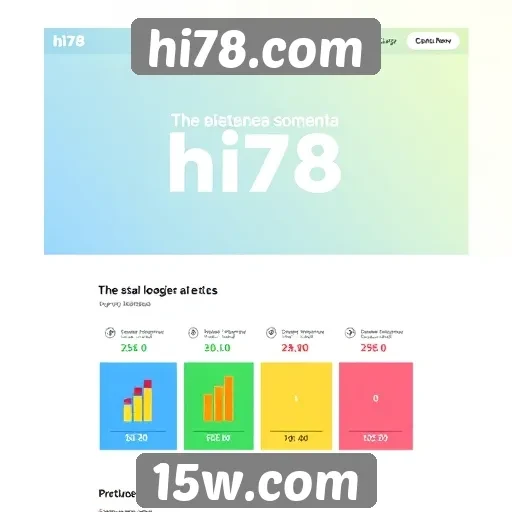 Avaliação da interface do site hi78.com